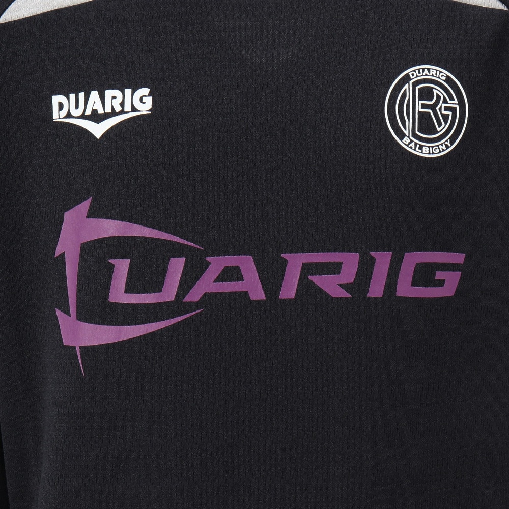 デュアリグ（DUARIG）（キッズ）サッカーウェア ジュニア ドライプラス 長袖プラクティスシャツ 4F0022-SCWR-742HD BLK