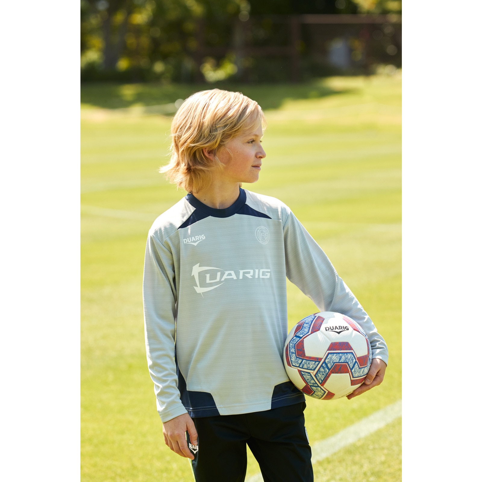 デュアリグ（DUARIG）（キッズ）サッカーウェア ジュニア ドライプラス 長袖プラクティスシャツ 4F0022-SCWR-742HD LGRY