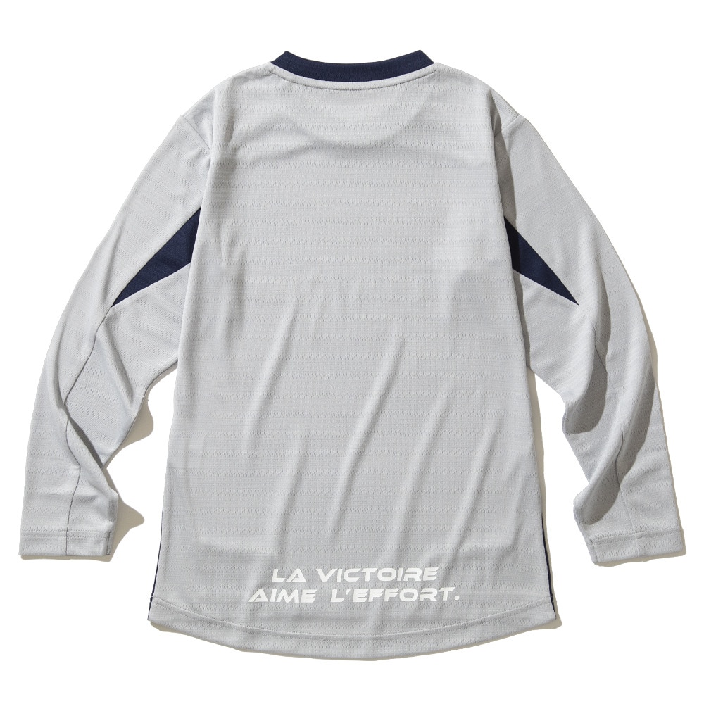 デュアリグ（DUARIG）（キッズ）サッカーウェア ジュニア ドライプラス 長袖プラクティスシャツ 4F0022-SCWR-742HD LGRY