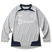 (キッズ)サッカーウェア ジュニア ドライプラス 長袖プラクティスシャツ 4F0022-SCWR-742HD LGRY