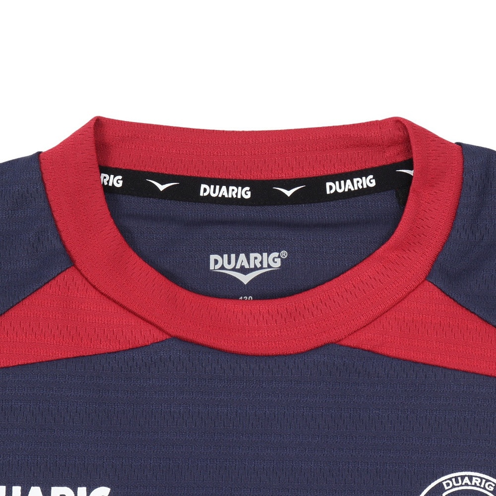 デュアリグ（DUARIG）（キッズ）サッカーウェア ジュニア ドライプラス 長袖プラクティスシャツ 4F0022-SCWR-742HD NVY
