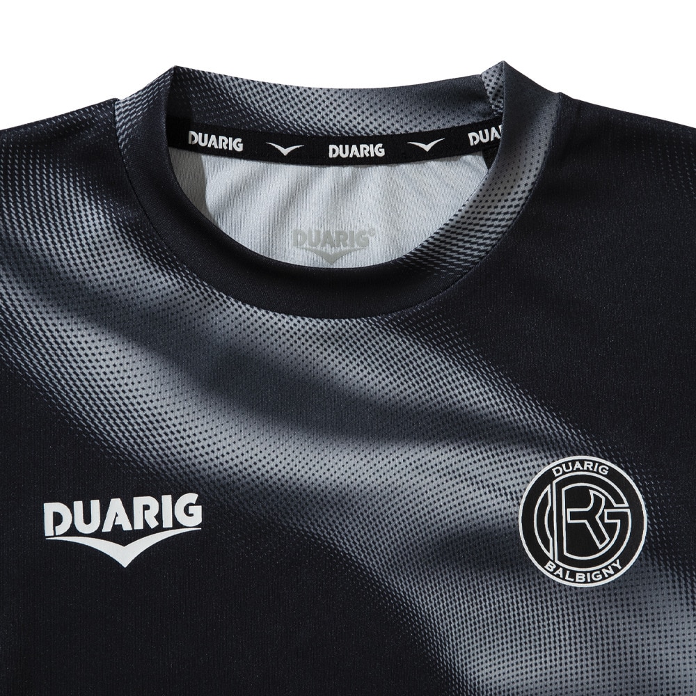 デュアリグ（DUARIG）（キッズ）サッカーウェア ジュニア ドライプラス ロングスリーブ 昇華プラシャツ 4F0023-SCWR-742HD BKxGR