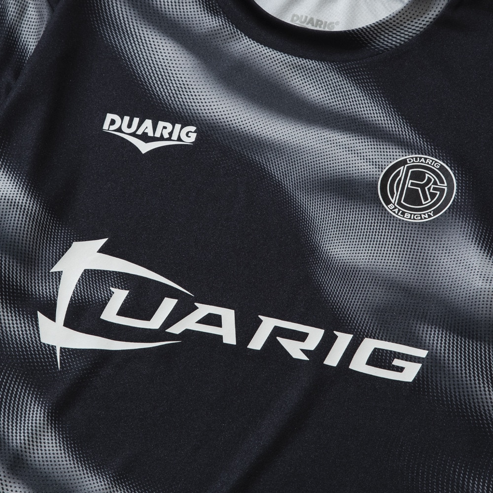 デュアリグ（DUARIG）（キッズ）サッカーウェア ジュニア ドライプラス ロングスリーブ 昇華プラシャツ 4F0023-SCWR-742HD BKxGR