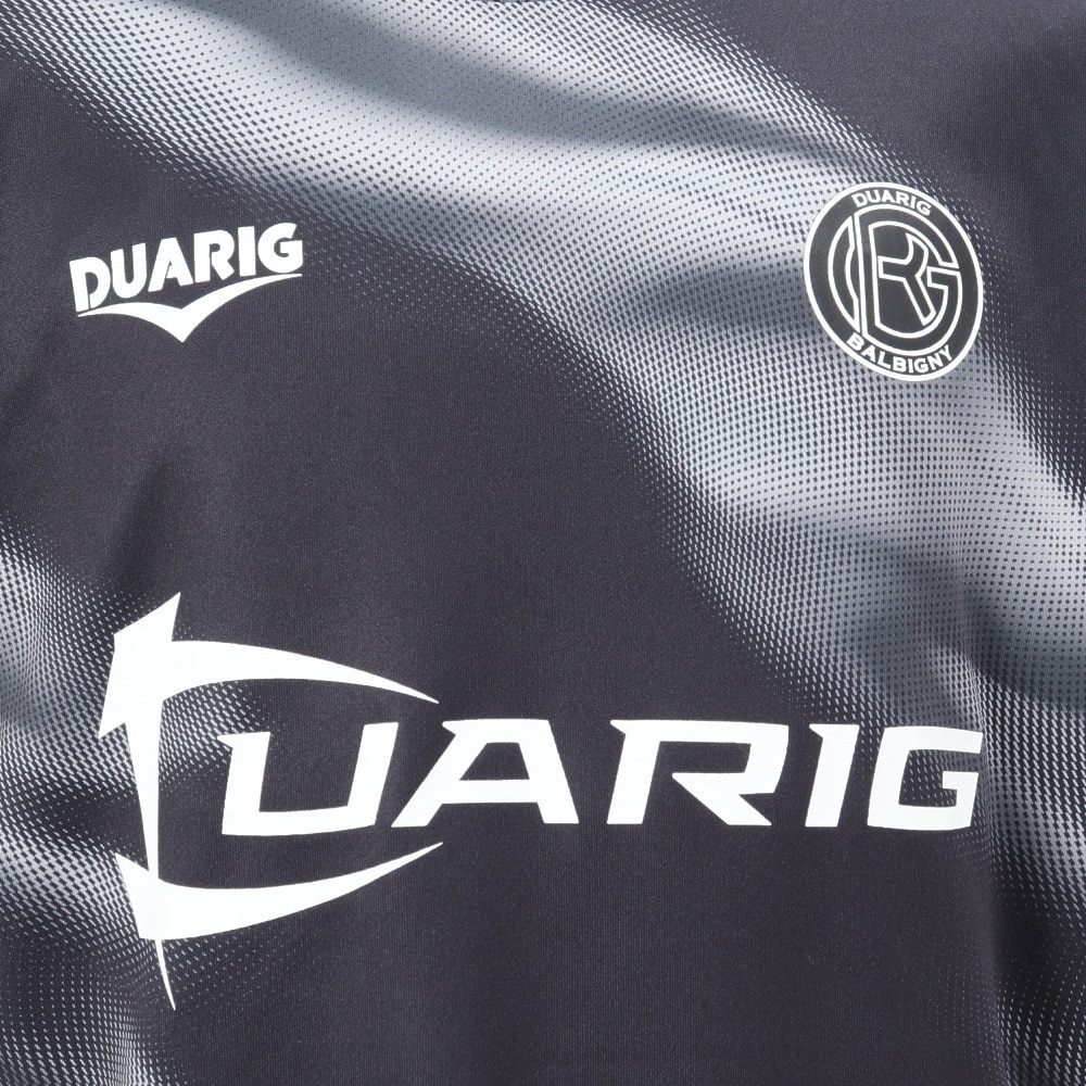 デュアリグ（DUARIG）（キッズ）サッカーウェア ジュニア ドライプラス ロングスリーブ 昇華プラシャツ 4F0023-SCWR-742HD BKxGR
