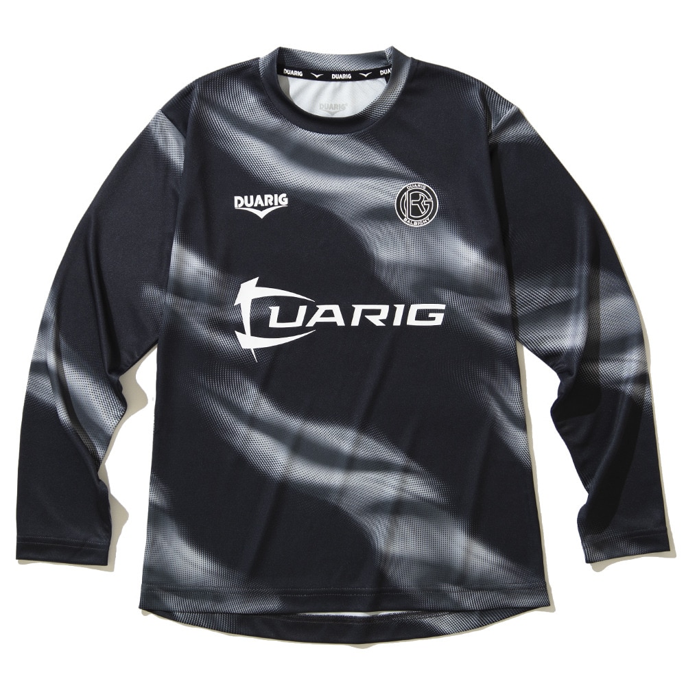 デュアリグ（DUARIG）（キッズ）サッカーウェア ジュニア ドライプラス ロングスリーブ 昇華プラシャツ 4F0023-SCWR-742HD BKxGR
