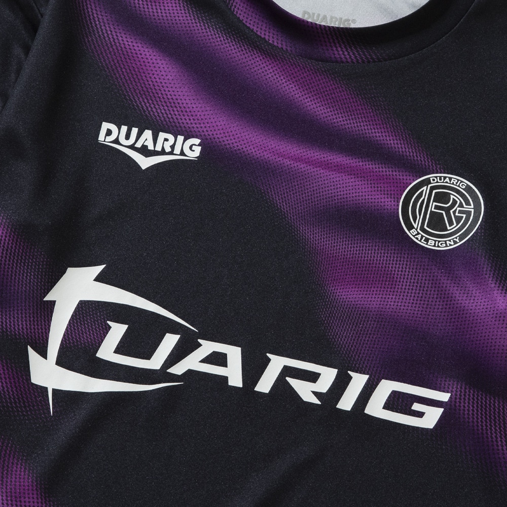 デュアリグ（DUARIG）（キッズ）サッカーウェア ジュニア ドライプラス ロングスリーブ 昇華プラシャツ 4F0023-SCWR-742HD BKxPU