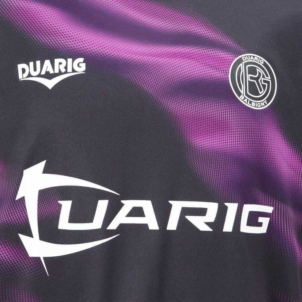 デュアリグ（DUARIG）（キッズ）サッカーウェア ジュニア ドライプラス ロングスリーブ 昇華プラシャツ 4F0023-SCWR-742HD BKxPU