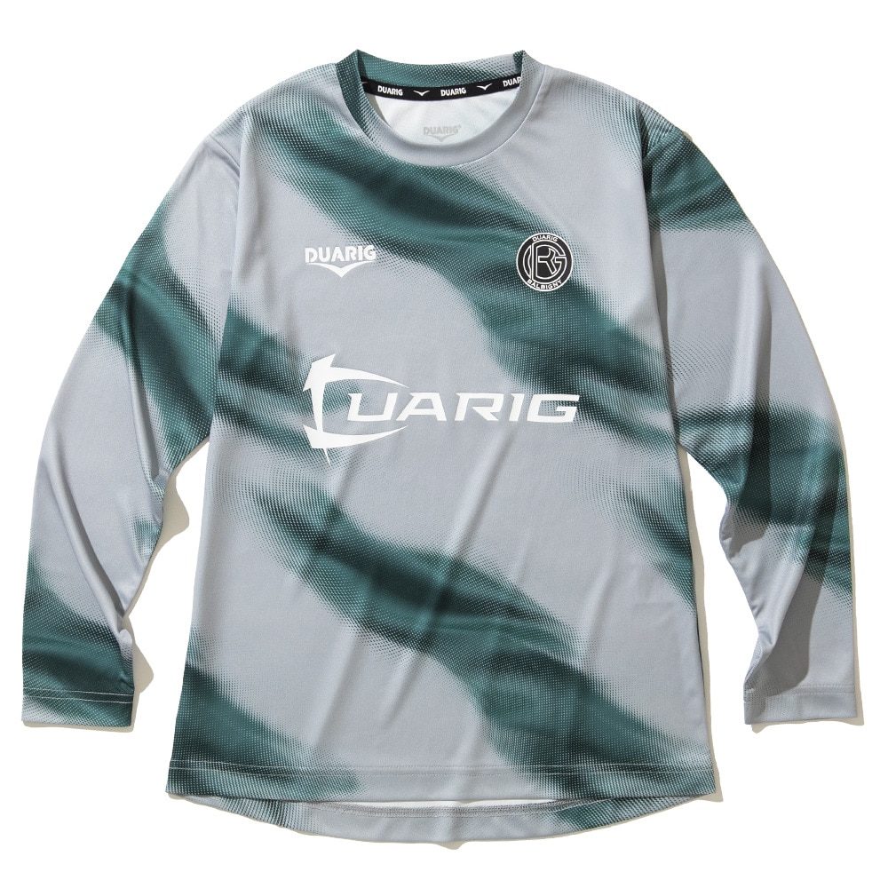 デュアリグ（DUARIG）（キッズ）サッカーウェア ジュニア ドライプラス ロングスリーブ 昇華 プラクティスシャツ 4F0023-SCWR-742HD LGRY
