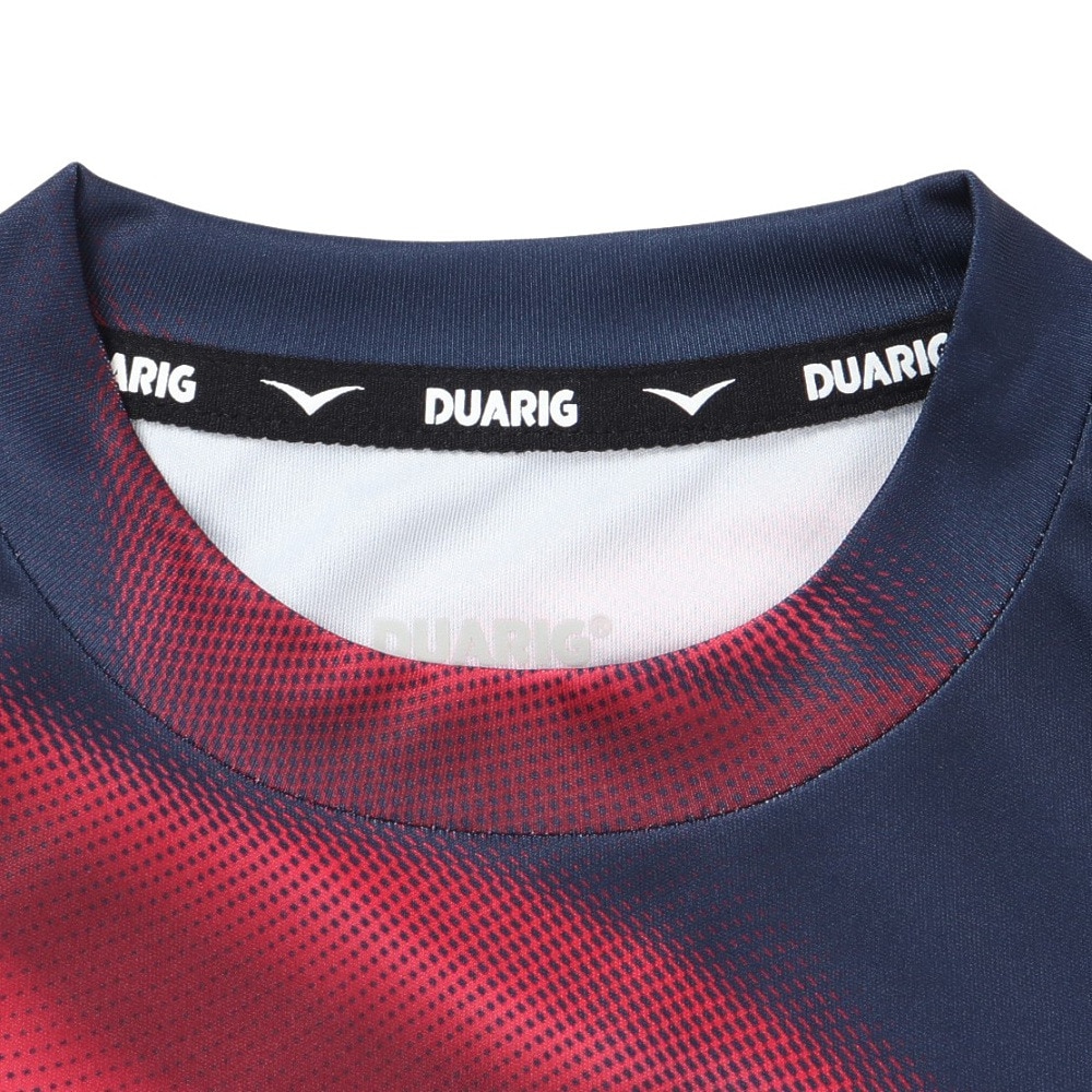 デュアリグ（DUARIG）（キッズ）サッカーウェア ジュニア ドライプラス ロングスリーブ 昇華プラシャツ 4F0023-SCWR-742HD NVY