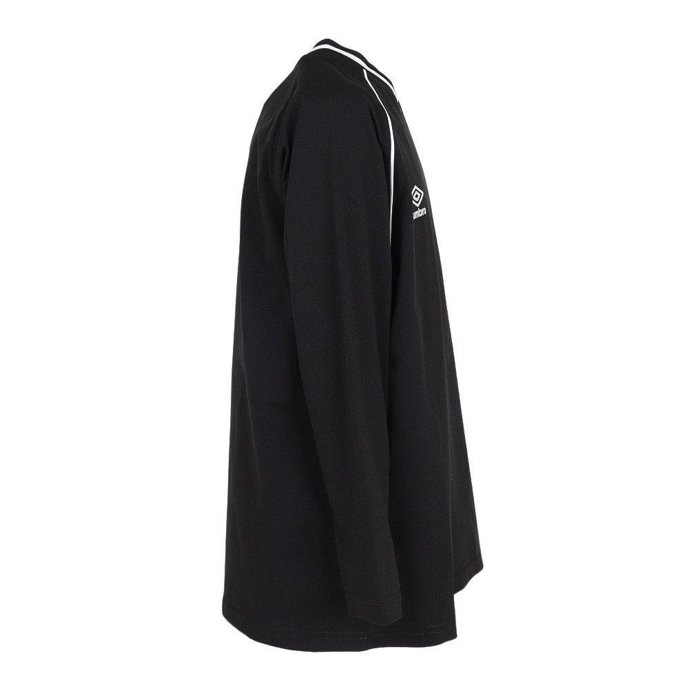 アンブロ（UMBRO）（キッズ）サッカーウェア ジュニア THIRD フィールテック 長袖プラクティスシャツ UF5FLS51J BK00