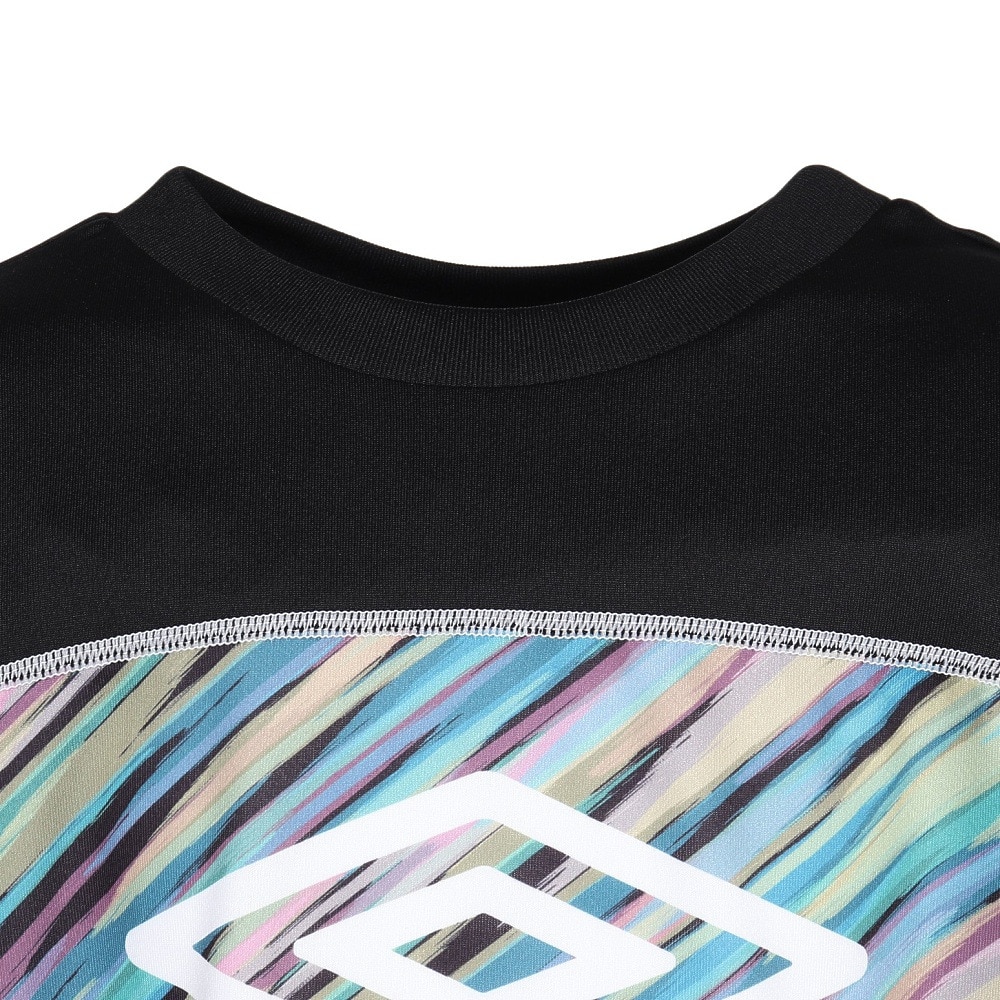アンブロ（UMBRO）（キッズ）サッカーウェア ジュニア はじめて長袖プラクティスシャツ UF5FLS54J BK00