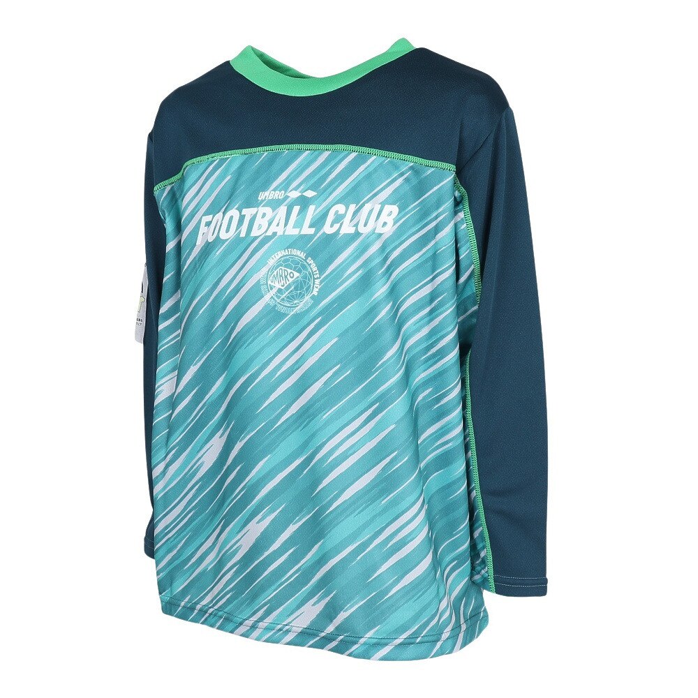 アンブロ（UMBRO）（キッズ）サッカーウェア ジュニア はじめて長袖プラクティスシャツ UF5FLS54J GR00