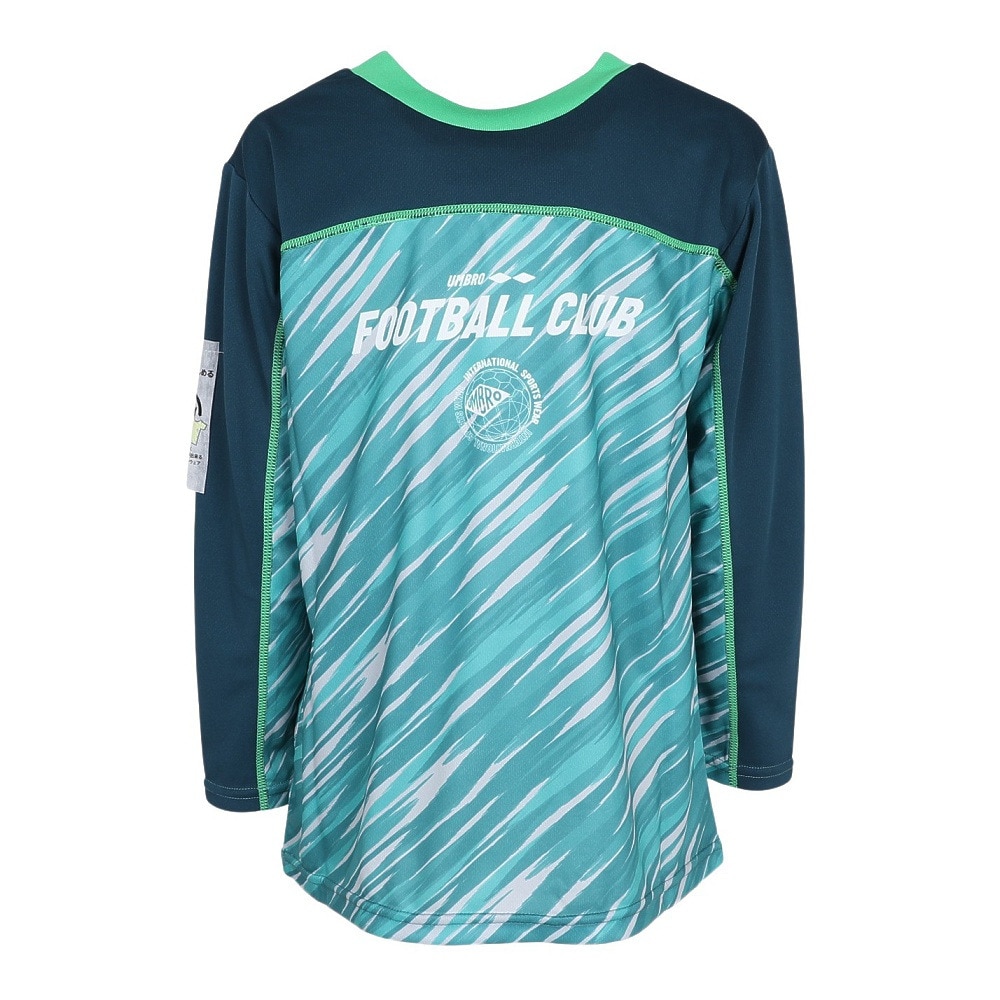 アンブロ（UMBRO）（キッズ）サッカーウェア ジュニア はじめて長袖プラクティスシャツ UF5FLS54J GR00