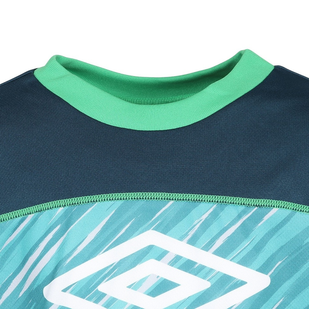 アンブロ（UMBRO）（キッズ）サッカーウェア ジュニア はじめて長袖プラクティスシャツ UF5FLS54J GR00
