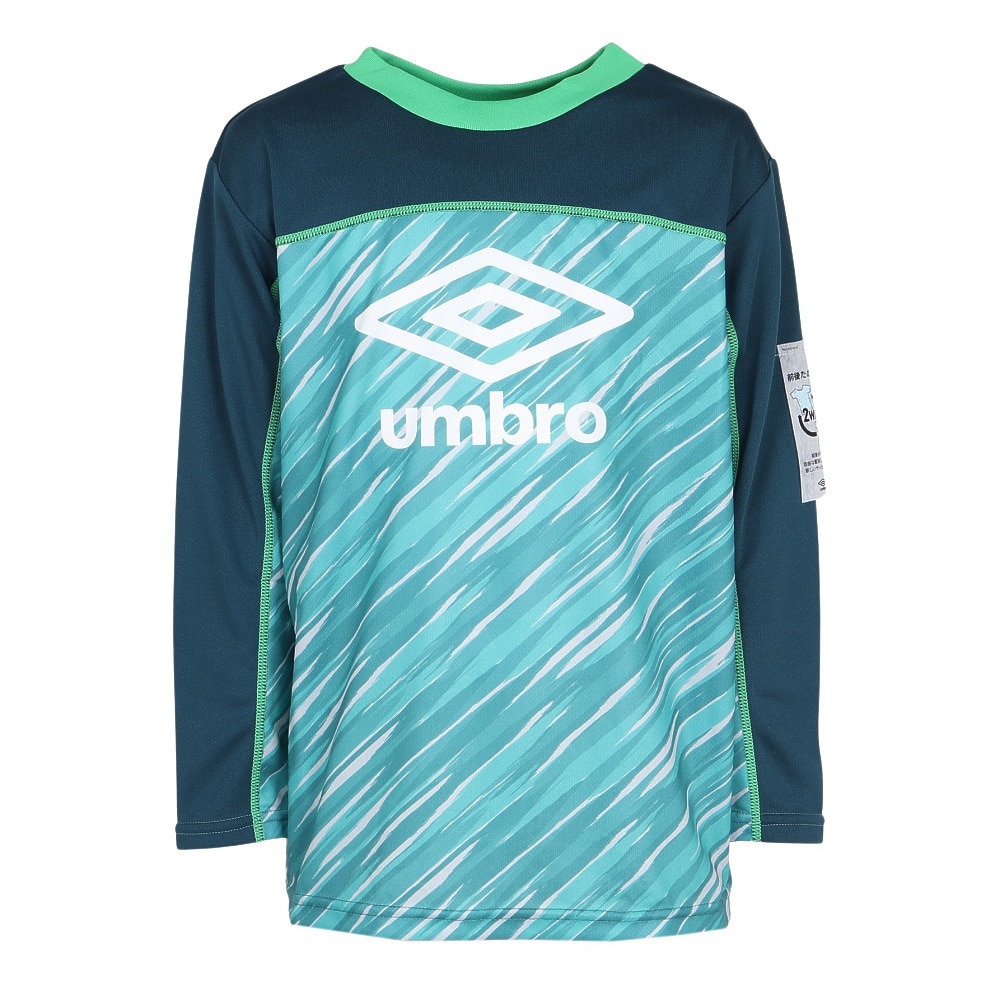 アンブロ（UMBRO）（キッズ）サッカーウェア ジュニア はじめて長袖プラクティスシャツ UF5FLS54J GR00