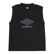 (キッズ)サッカーウェア ジュニア ノースリーブプラクティスシャツ UUJTJA66 BLK 速乾