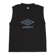 アンブロ（UMBRO）（キッズ）サッカーウェア ジュニア ノースリーブプラクティスシャツ UUJTJA66 BLK