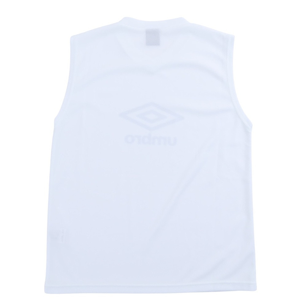 アンブロ｜アンブロ（UMBRO）（キッズ）サッカーウェア ジュニア ノースリーブプラクティスシャツ UUJTJA66 WHT  スポーツ用品はスーパースポーツゼビオ