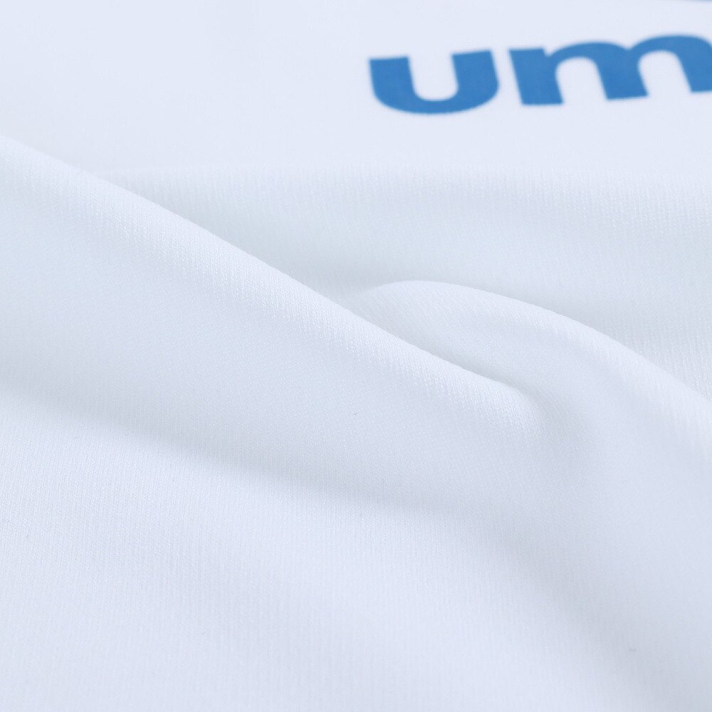 アンブロ（UMBRO）（キッズ）サッカーウェア ジュニア ノースリーブプラクティスシャツ UUJTJA66 WHT
