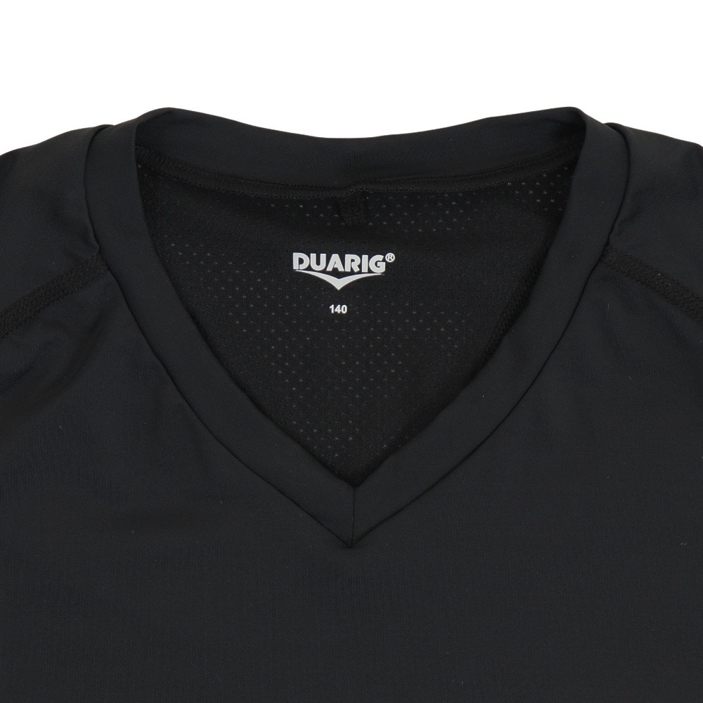 デュアリグ（DUARIG）（キッズ）サッカーウェア ジュニア ドライプラス 冷感 ノースリーブアンダーシャツ 2S8229-SCWR-742ES BLK 速乾