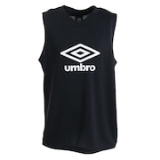 (キッズ)サッカーウェア ジュニア ノースリーブシャツ UUJVJA66 BLK 速乾