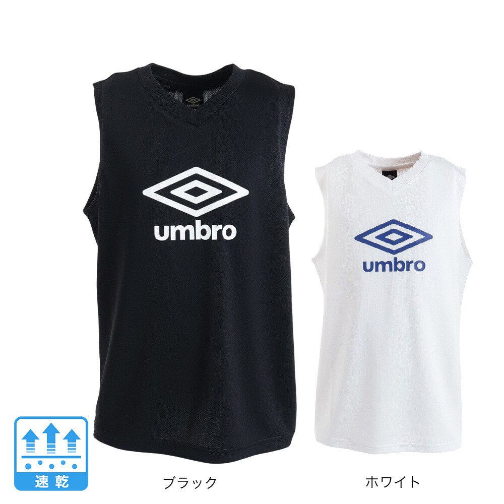 アンブロ（UMBRO）（キッズ）サッカーウェア ジュニア ノースリーブシャツ UUJVJA66 BLK