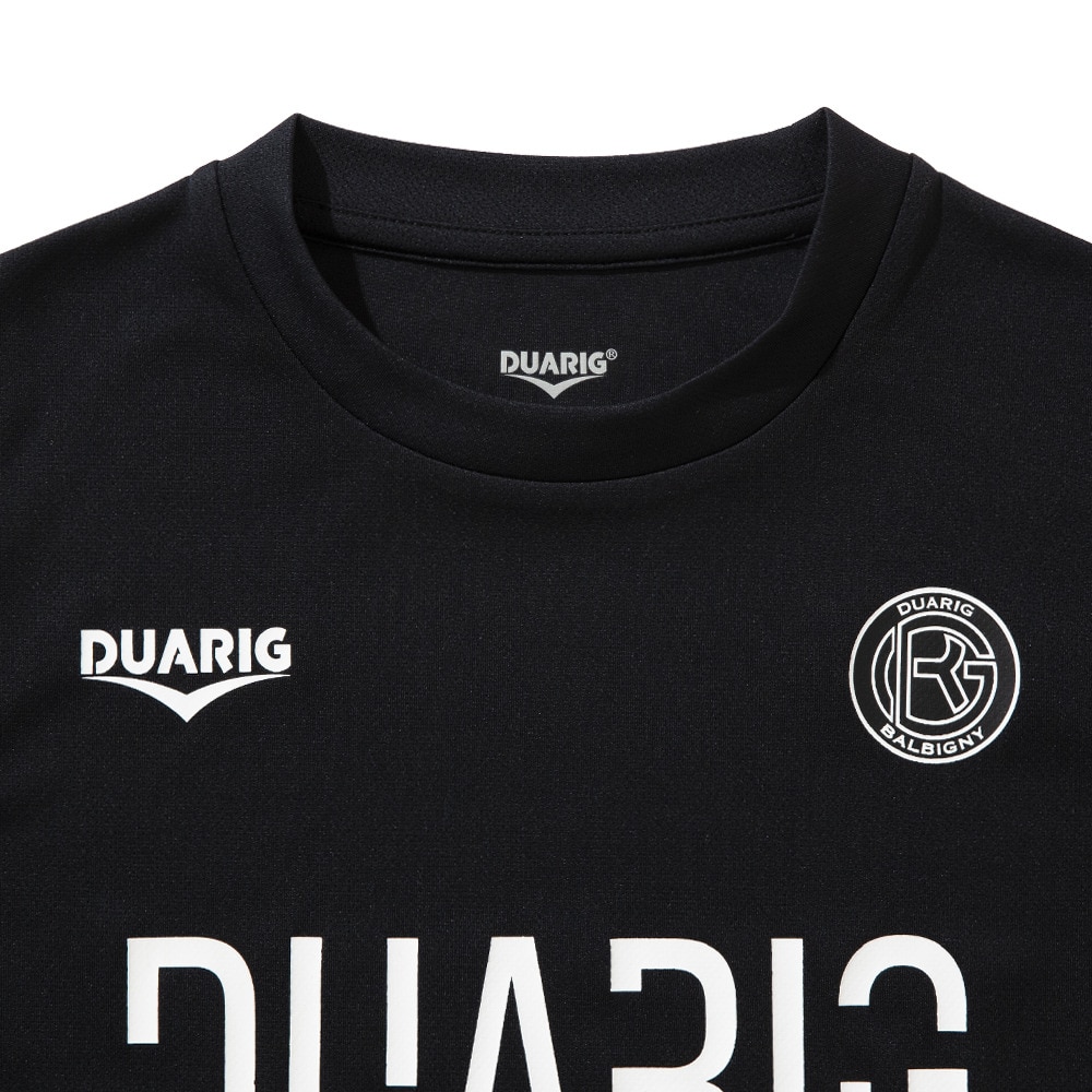 デュアリグ（DUARIG）（キッズ）サッカーウェア ジュニア プラクティスノースリーブシャツ 4S0020-SCWR-742HD BLK 速乾