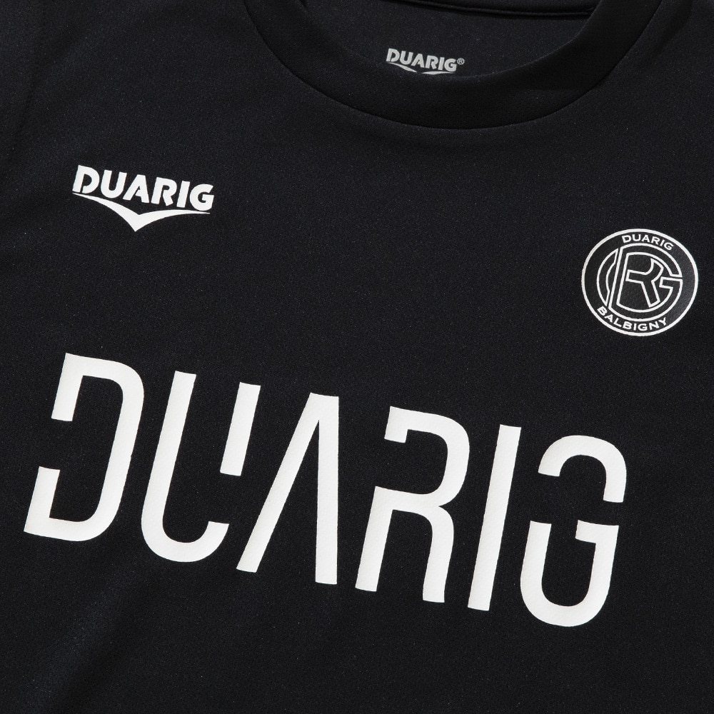 デュアリグ（DUARIG）（キッズ）サッカーウェア ジュニア プラクティスノースリーブシャツ 4S0020-SCWR-742HD BLK 速乾