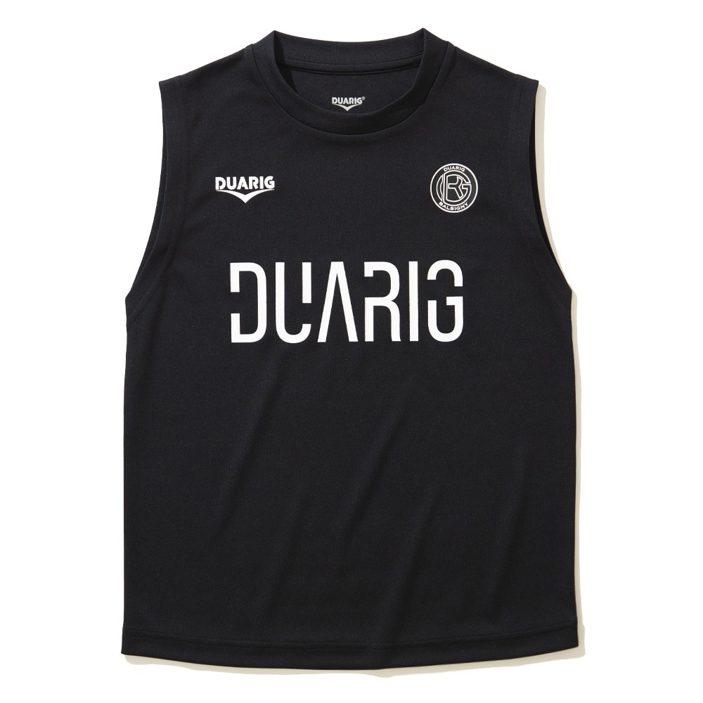 デュアリグ（DUARIG）（キッズ）サッカーウェア ジュニア プラクティスノースリーブシャツ 4S0020-SCWR-742HD BLK 速乾