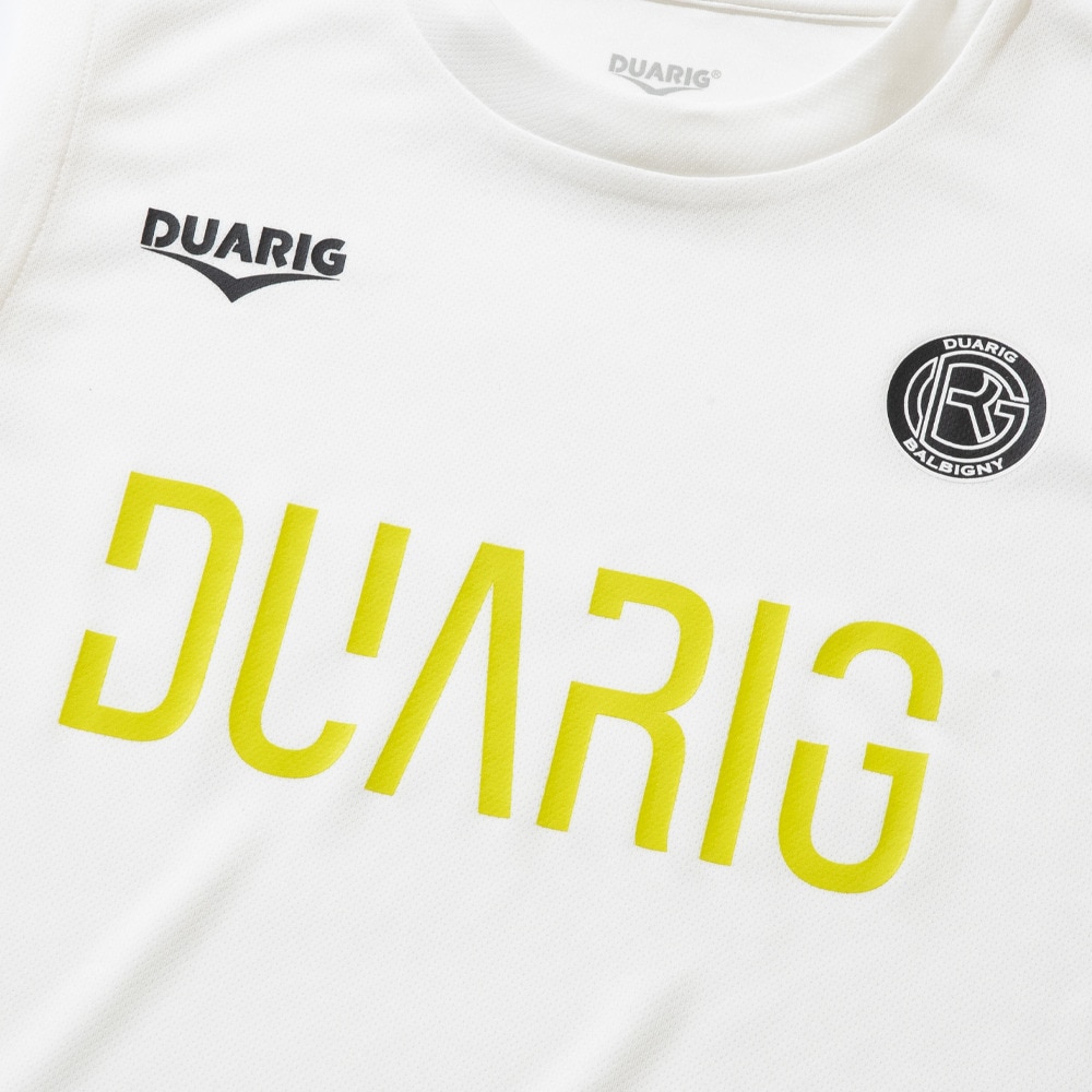 デュアリグ（DUARIG）（キッズ）サッカーウェア ジュニア プラクティスノースリーブシャツ 4S0020-SCWR-742HD WHT 速乾