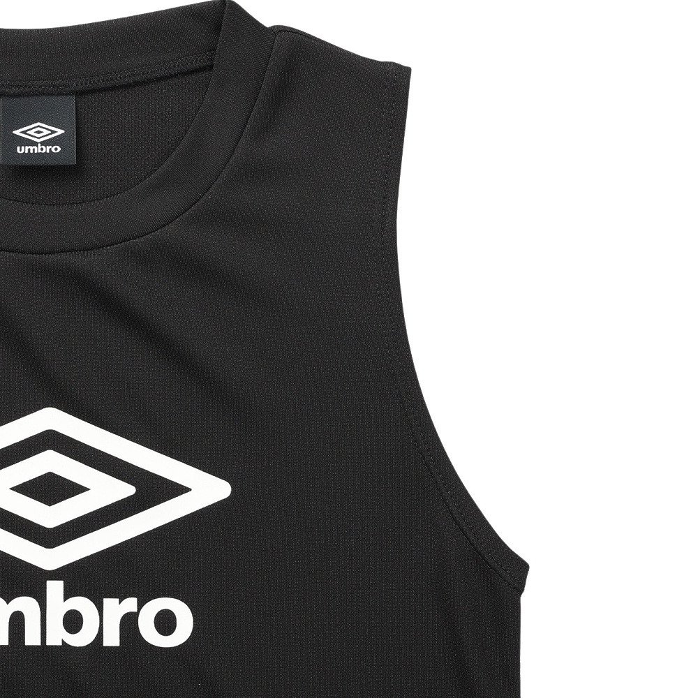 アンブロ（UMBRO）（キッズ）サッカーウェア ジュニア ノースリーブプラクティスシャツ UF5STZ54J BK00