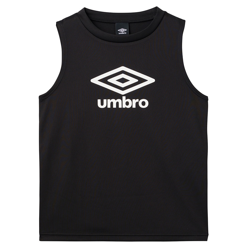 アンブロ（UMBRO）（キッズ）【新商品】サッカーウェア ジュニア ノースリーブプラクティスシャツ UF5STZ54J BK00
