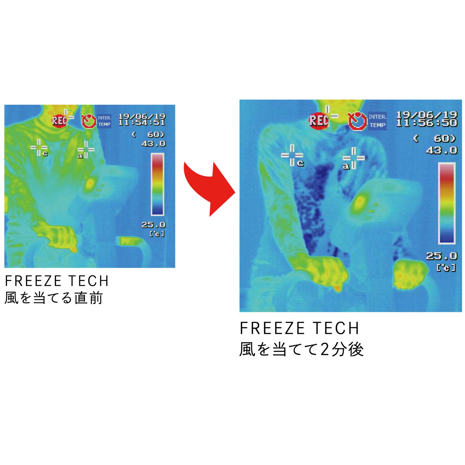 フリーズテック（FREEZE TECH）（キッズ）サッカー ジュニア インナー 氷撃 接触冷感 冷却インナーシャツ クルーネック コンプレッション 長袖 猛暑対策 熱中症対策