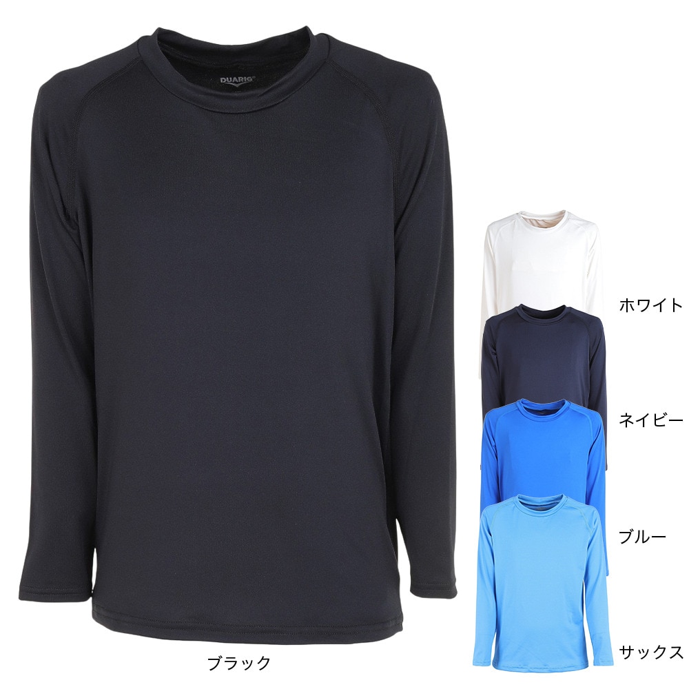 デュアリグ（DUARIG）（キッズ）サッカーウェア ジュニア ストレッチマルクビ 長袖インナーシャツ 3F0011-SCWR-742ES BLK