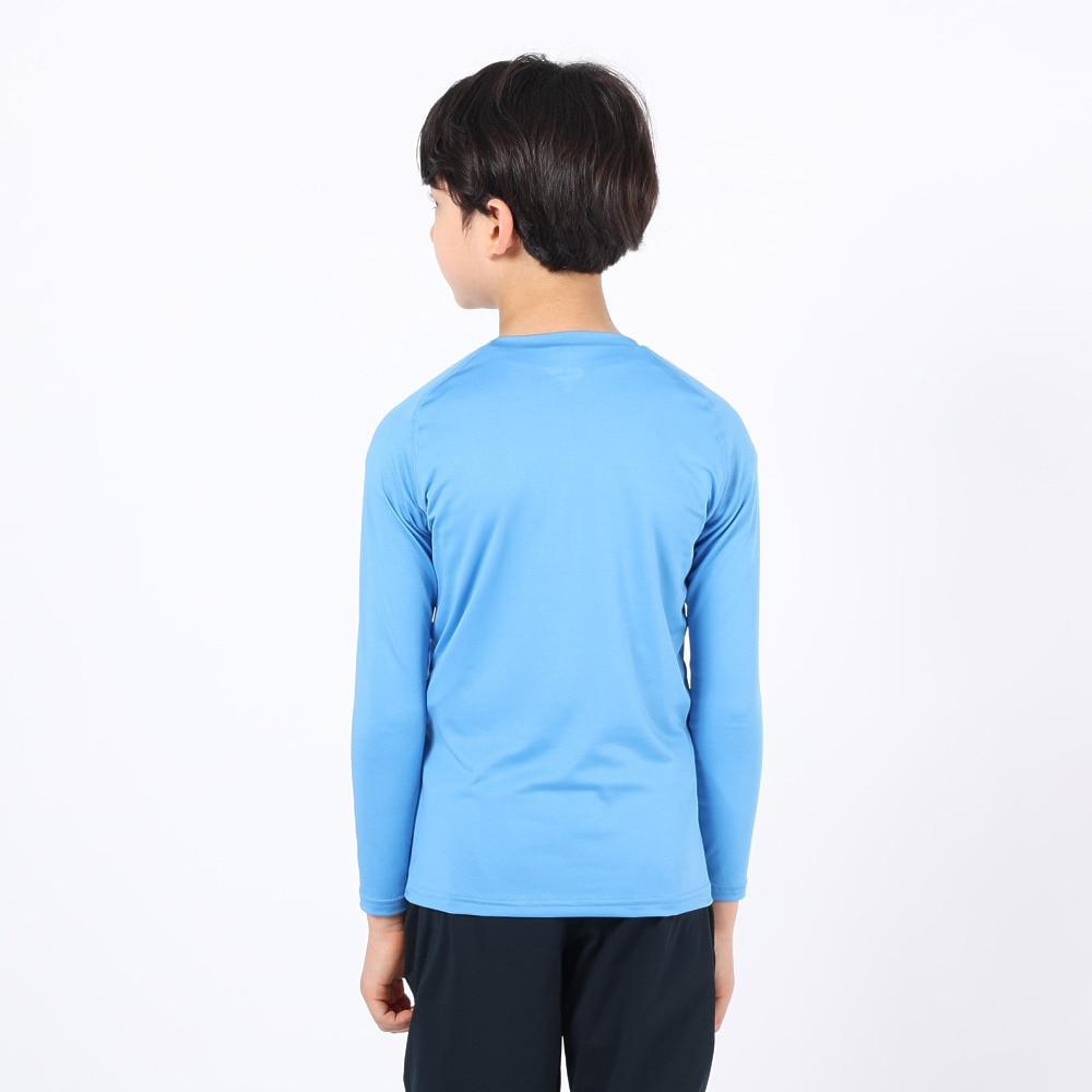 デュアリグ（DUARIG）（キッズ）サッカーウェア ジュニア ドライプラス ストレッチ 丸首長袖Tシャツ 3F0011-SCWR-742ES SAX