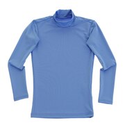 サッカー ジュニア インナー ストレッチハイネックシャツ 742D6ES2981 サックス 水色 アンダーシャツ 長袖
