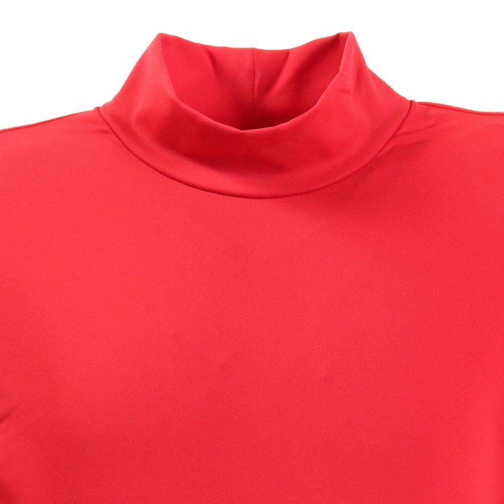 PG（キッズ）サッカー ジュニア インナー ストレッチ ハイネック 長袖 シャツ 742PG9ES4531 赤 アンダーシャツ★★★