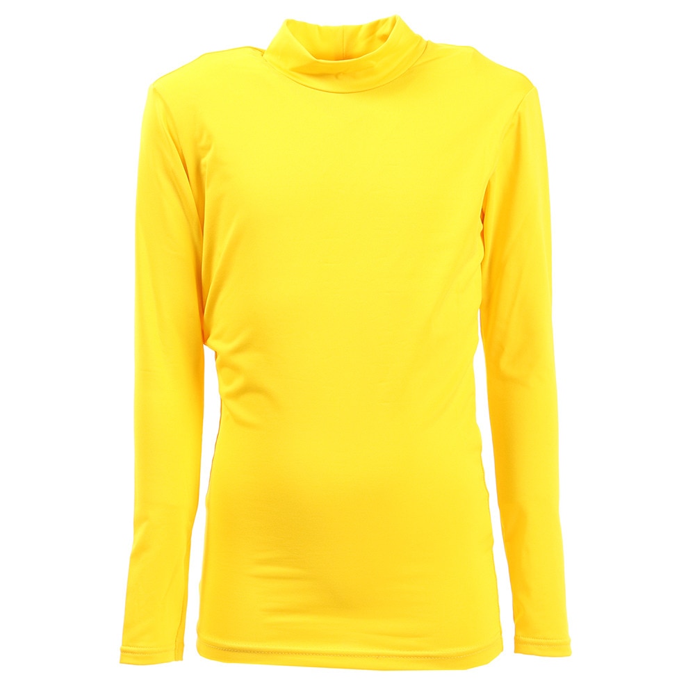 パフォーマンスギア（PG）（キッズ）サッカー ジュニア ストレッチハイネックシャツインナーシャツ 長袖 742PG9ES4531 黄色 アンダーシャツ  スポーツ用品はスーパースポーツゼビオ