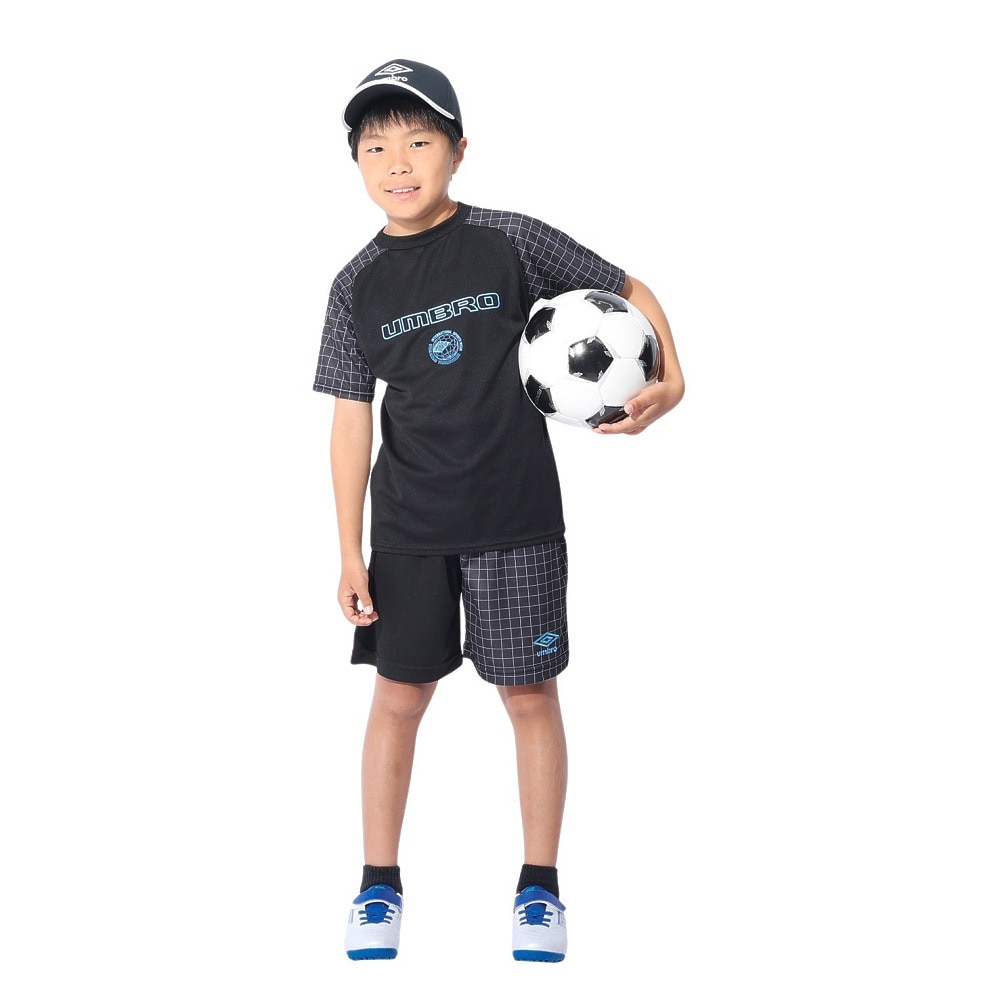 アンブロ（UMBRO）（キッズ）サッカーウェア ジュニア STARTER はじめてプラクティスパンツ UUJXJD54 BLK