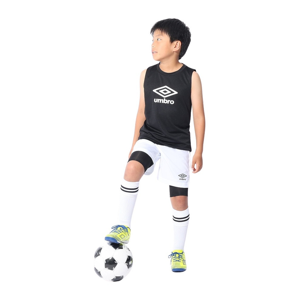 アンブロ（UMBRO）（キッズ）サッカーウェア ジュニア ストレッチウーブンパンツ UAS6400JP WHT 速乾