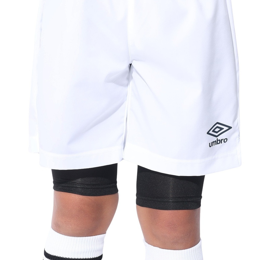 アンブロ（UMBRO）（キッズ）サッカーウェア ジュニア ストレッチウーブンパンツ UAS6400JP WHT 速乾