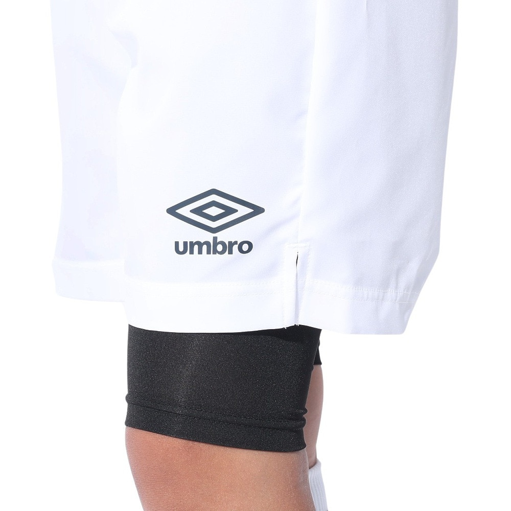 アンブロ（UMBRO）（キッズ）サッカーウェア ジュニア ストレッチウーブンパンツ UAS6400JP WHT 速乾