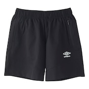(キッズ)サッカーウェア ジュニア ポリバレントハーフパンツ UUJXJG12 BLK
