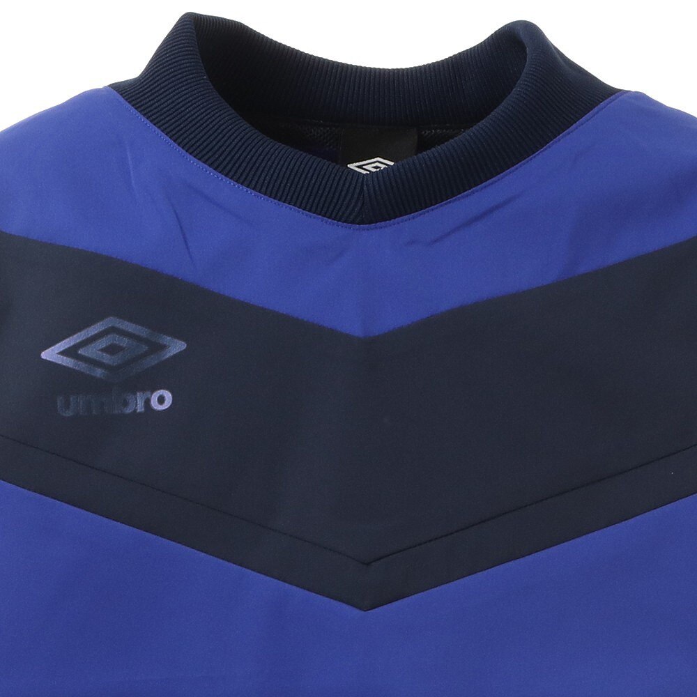 アンブロ（UMBRO）（キッズ）サッカーウェア ジュニア ラインドクロストップ UUJSJF31XB BLU