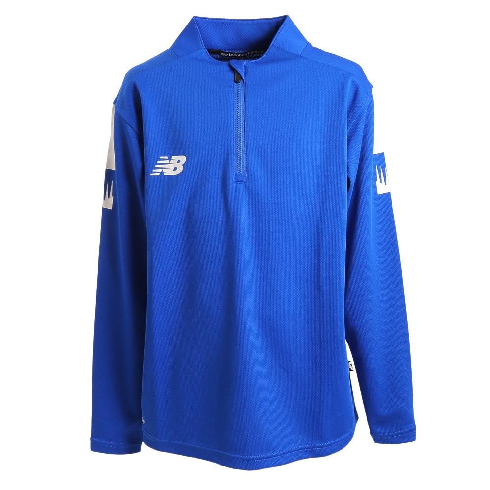 ニューバランス（new balance）（キッズ）サッカーウェア ジュニア ハーフジップトップ ABT35210RYB 速乾