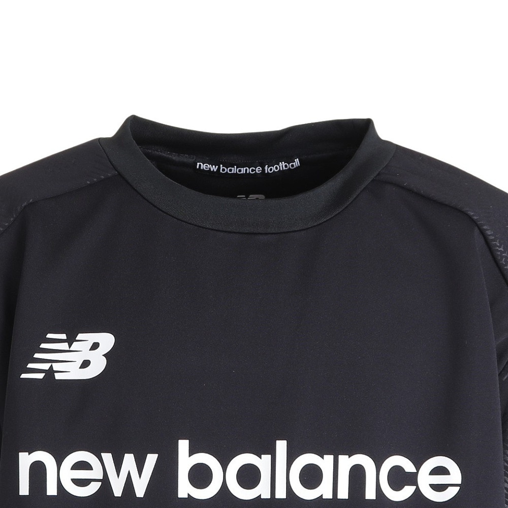 ニューバランス（new balance）（キッズ）サッカーウェア ジュニア SMU ボンディングトップ ABT35297BKW