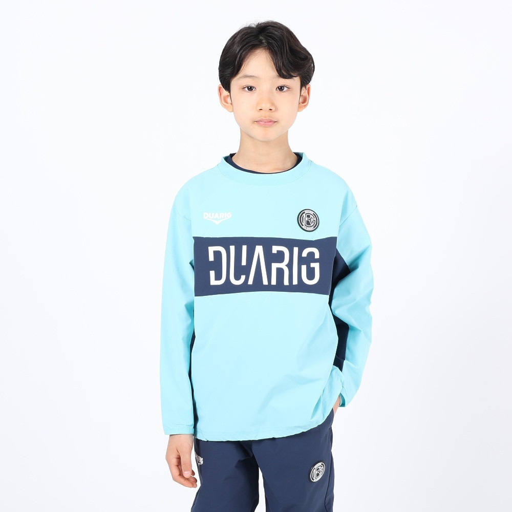 デュアリグ（DUARIG）（キッズ）サッカーウェア ジュニア 長袖プルオーバートップ 4S0012-SCWR-742EG BLU