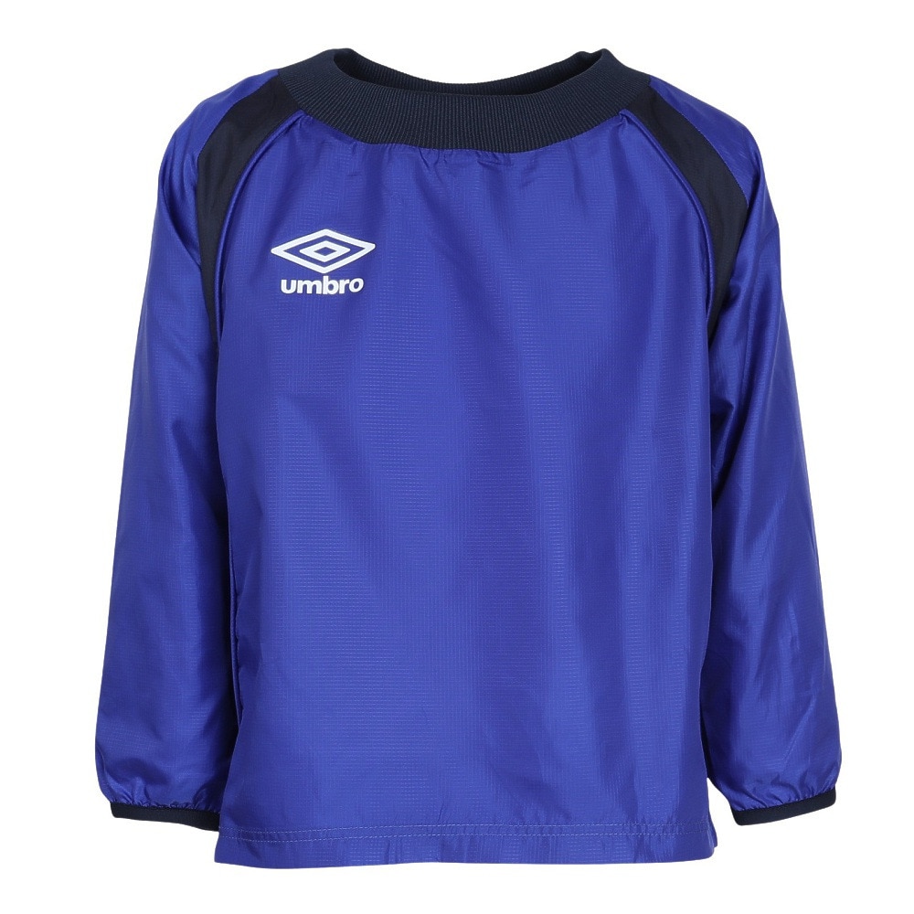 Umbro RISEISHA 長袖ピステ ネイビー/ブルー　履正社 アンブロ サッカーウェア ピステ・ウィンドブレーカーシャツ