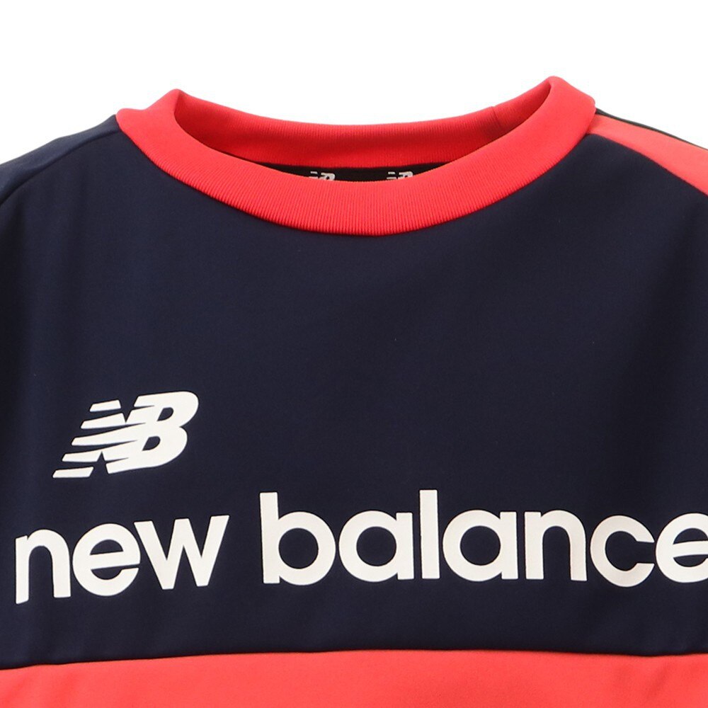 ニューバランス（new balance）（キッズ）ジュニア ストレッチウォームアップトップシャツ JJTF0482RED