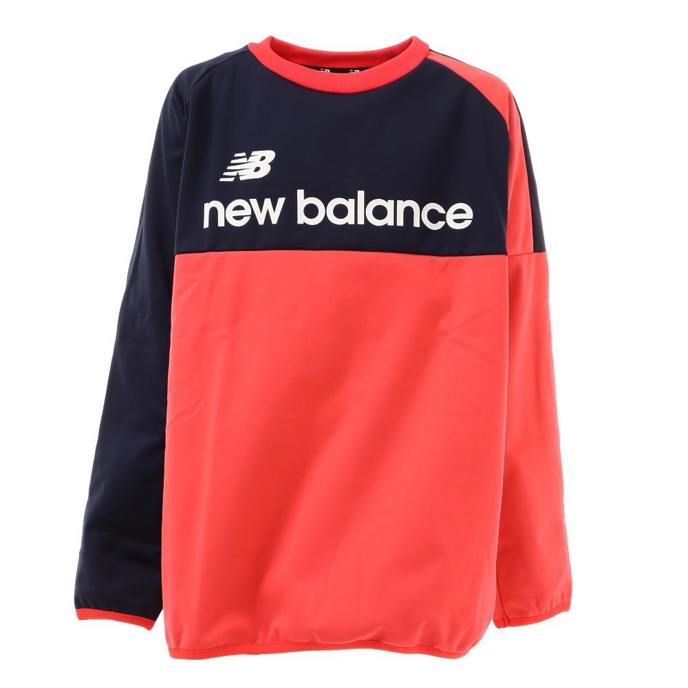 ニューバランス（new balance）（キッズ）ジュニア ストレッチウォームアップトップシャツ JJTF0482RED